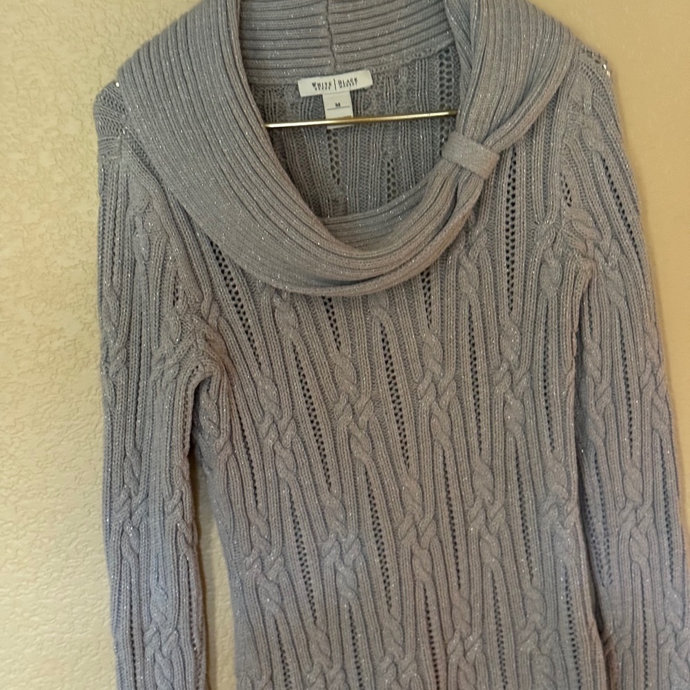 White House Black market cowl neck sweater